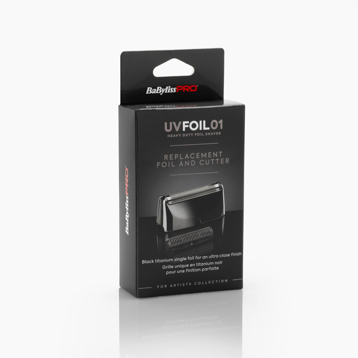 UV Foil 01 Single Foil Shaver Replacement Foils & Cutters (Black) packaging